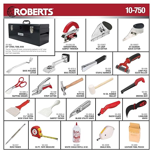 Roberts Deluxe Carpet Installation Kit