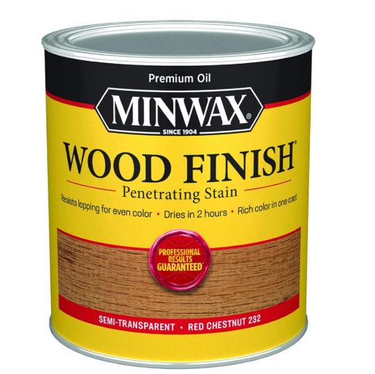 MinwaxStain (Half-Pint) Red Chestnut