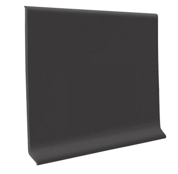 Flexco Rubber Cove Base 4 in x 4 ft x 1/8 in - Umber (30 PCS/Box)