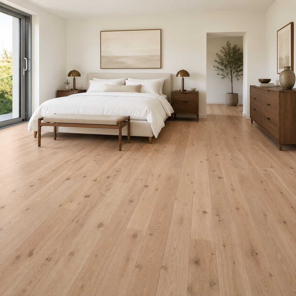 Springcreek Red Oak #2 Common Unfinished Hardwood Flooring – 3/4 in x 3-1/4 in