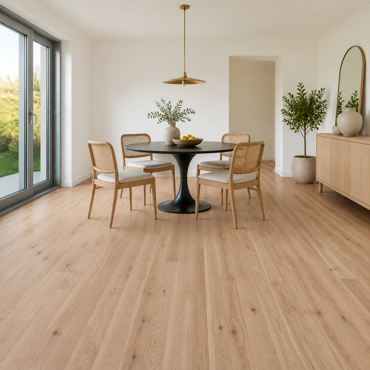 Springcreek Red Oak #1 Common Unfinished Hardwood Flooring – 3/4 in x 4 in