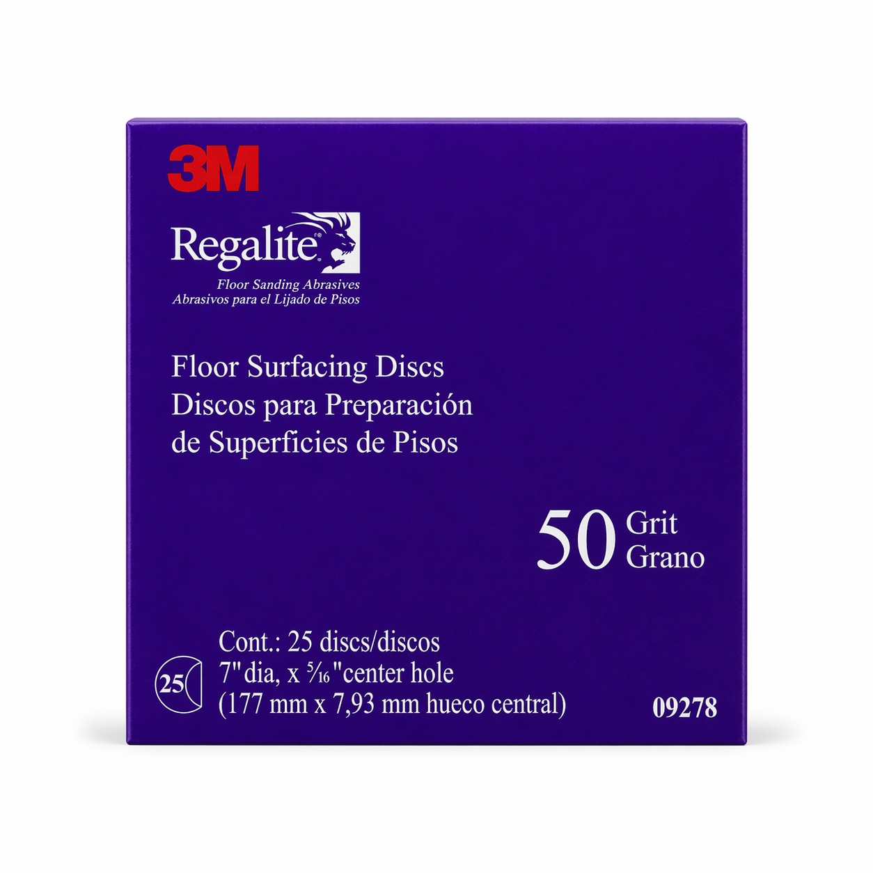 3M Regalite Edger Disc 7 in x 5/16 in 50 Grit