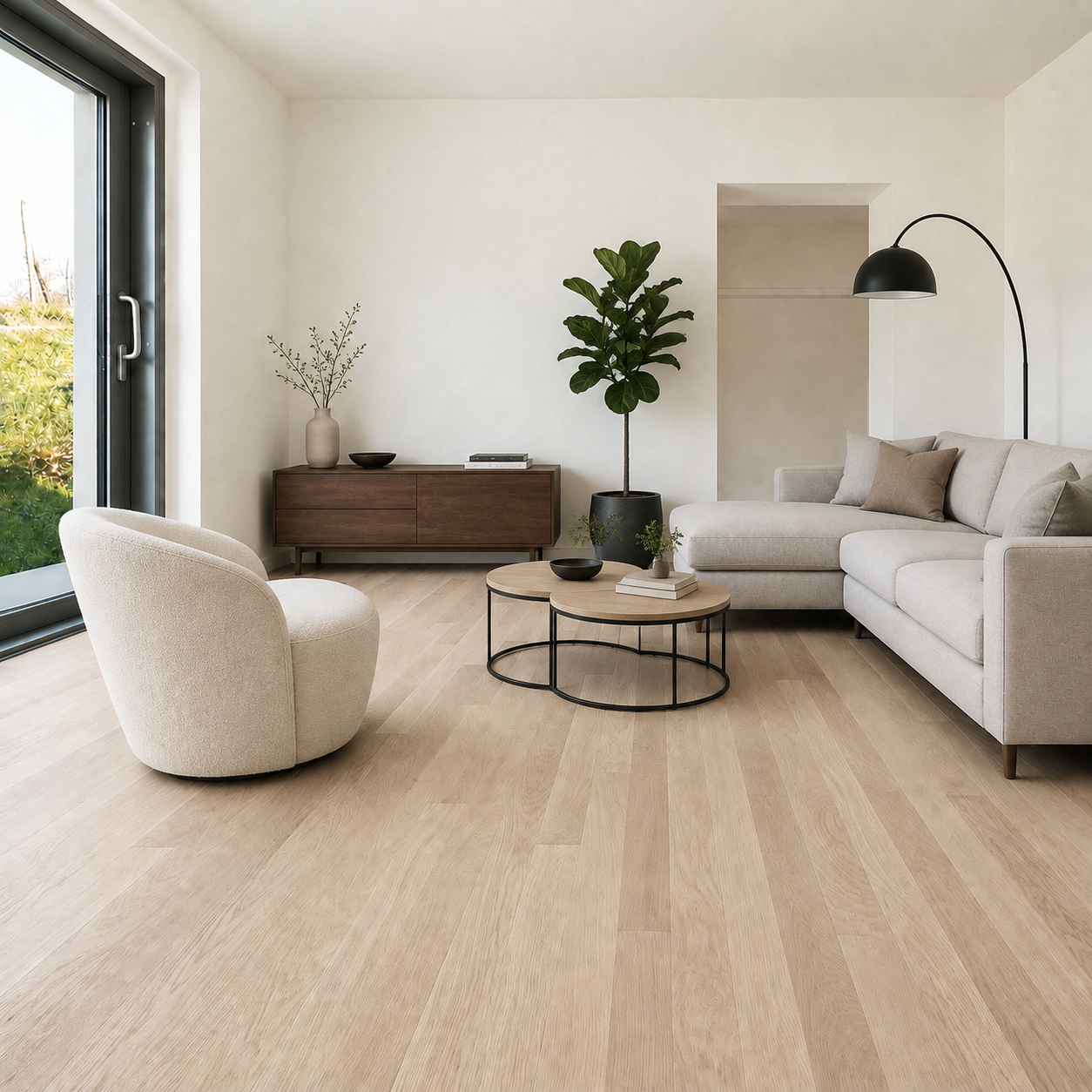 Springcreek White Oak Select & Better Unfinished Hardwood Flooring – 3/4 in x 4 in