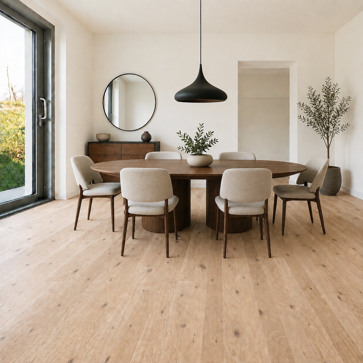 Springcreek White Oak #2 Common Unfinished Hardwood Flooring – 3/4 in x 4 in