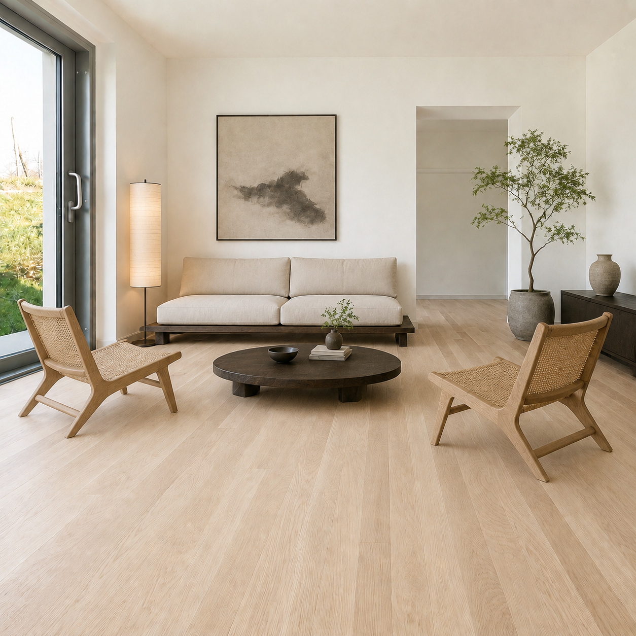 Springcreek White Oak Select & Better Unfinished Hardwood Flooring – 3/4 in x 5 in