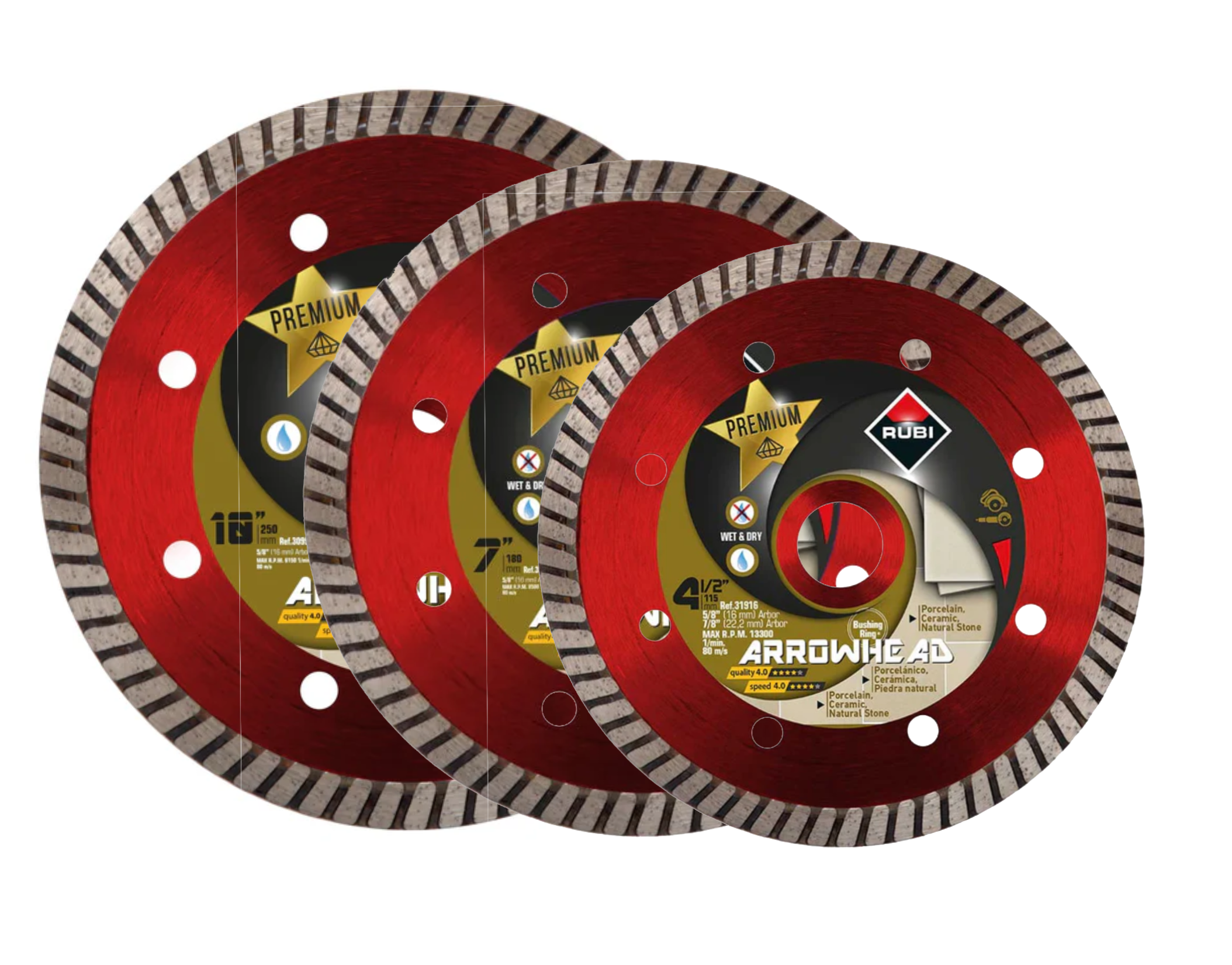 Arrowhead Turbo Wet Blades