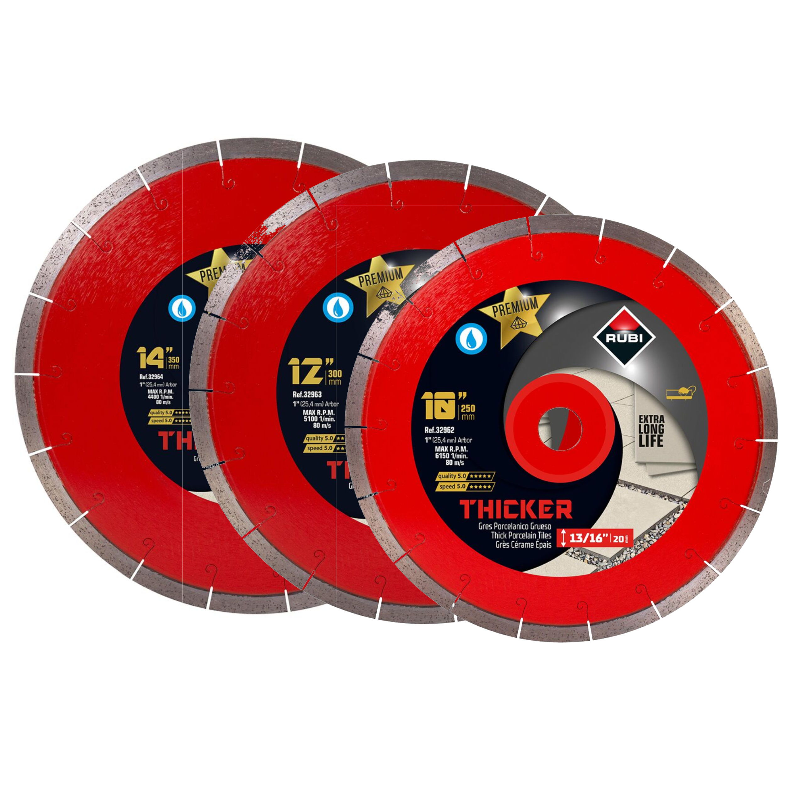 Thicker Premium Wet Blades