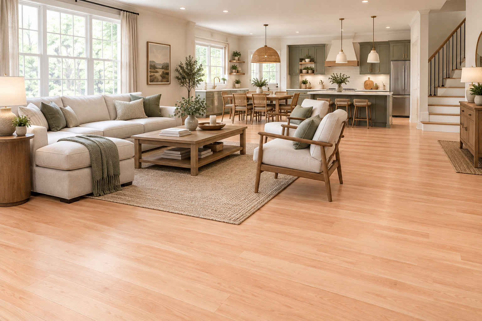 Anthony Oak Red Oak Select & Better Unfinished Hardwood Flooring – 3/4 in x 2-1/4 in