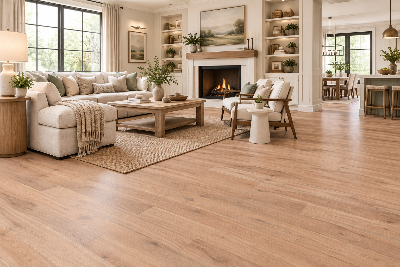Anthony Oak Red Oak #1 Common Unfinished Hardwood Flooring – 3/4 in x 2-1/4 in
