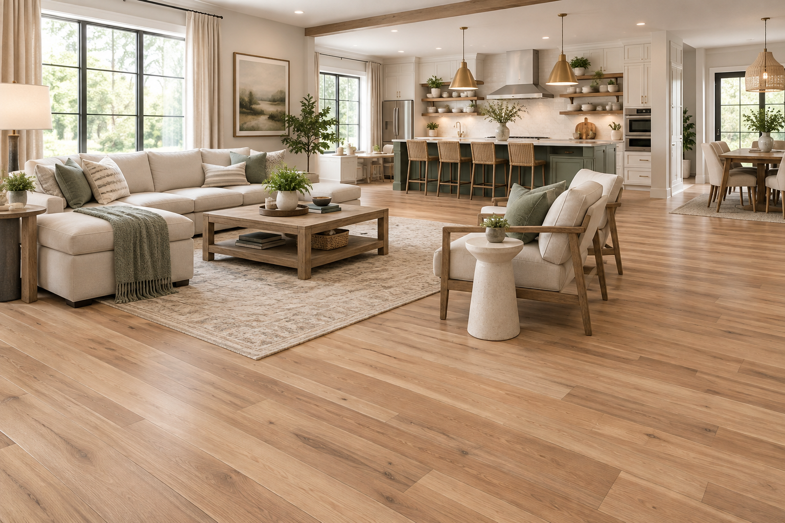 Anthony Oak White Oak #1 Common Unfinished Hardwood Flooring – 3/4 in x 2-1/4 in