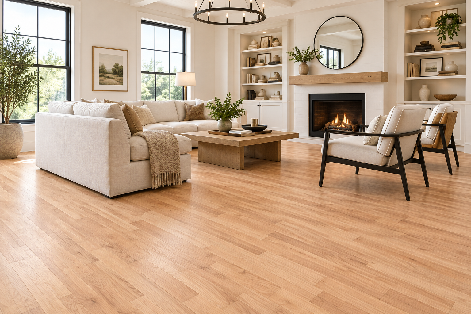 Anthony Oak Red Oak #1 Common Unfinished Hardwood Flooring – 3/4 in x 3-1/4 in