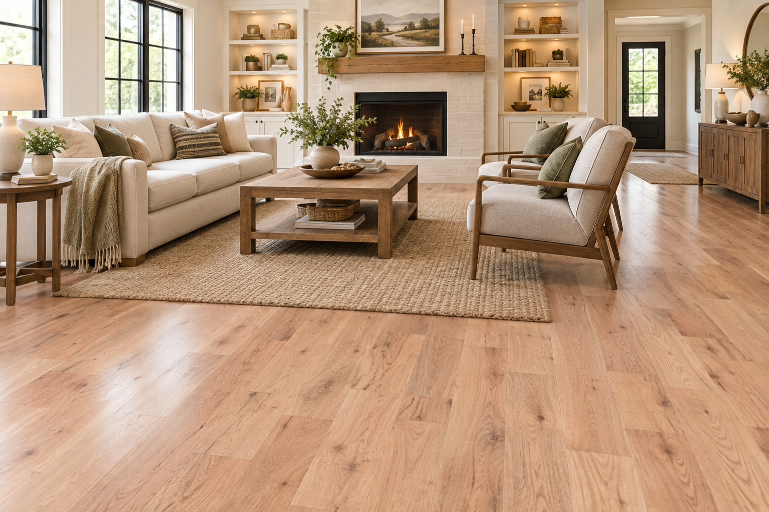 Anthony Oak Red Oak #2 Common Unfinished Hardwood Flooring – 3/4 in x 3-1/4 in