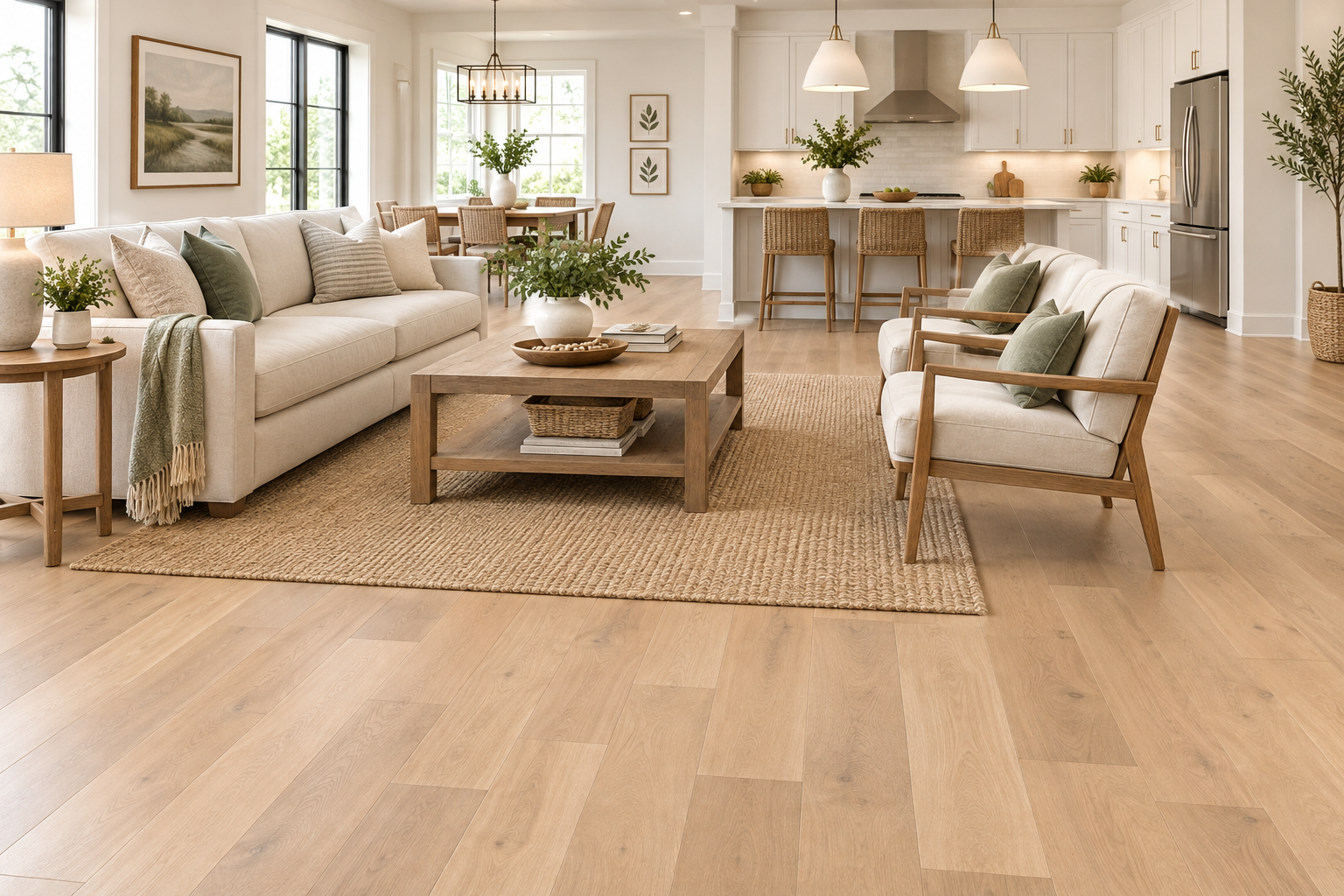 Anthony Oak White Oak Select & Better Unfinished Hardwood Flooring – 3/4 in x 3-1/4 in