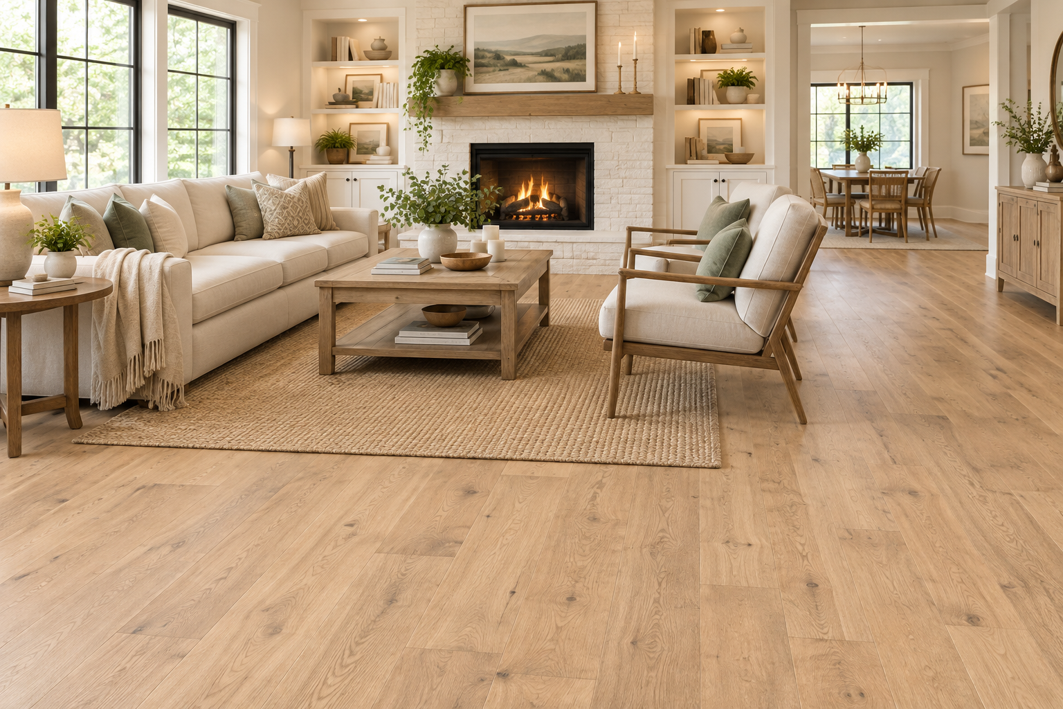 Anthony Oak White Oak #1 Common Unfinished Hardwood Flooring – 3/4 in x 3-1/4 in