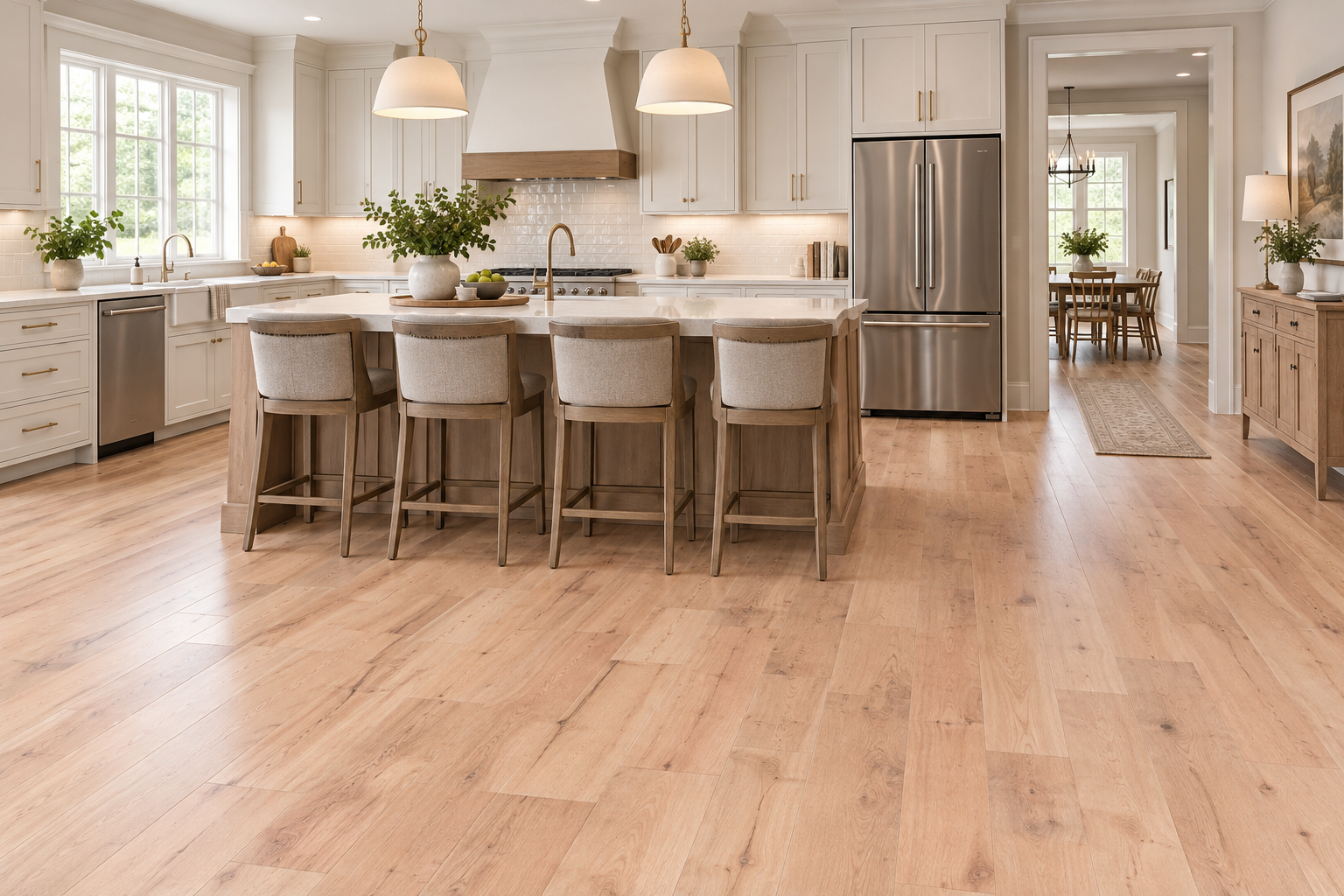 Anthony Oak Red Oak #1 Common Unfinished Hardwood Flooring – 3/4 in x 4 in