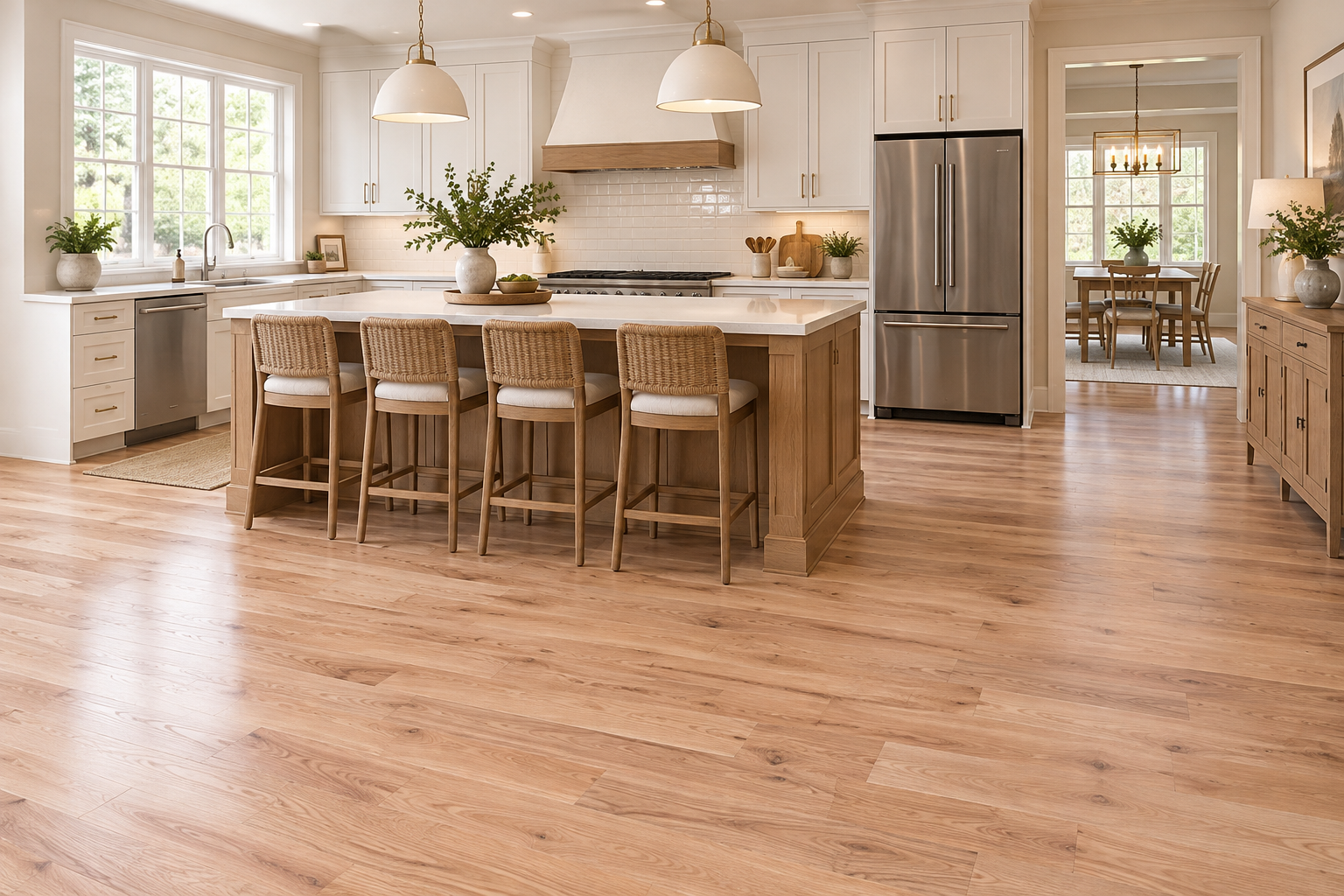 Anthony Oak Red Oak #2 Common Unfinished Hardwood Flooring – 3/4 in x 4 in
