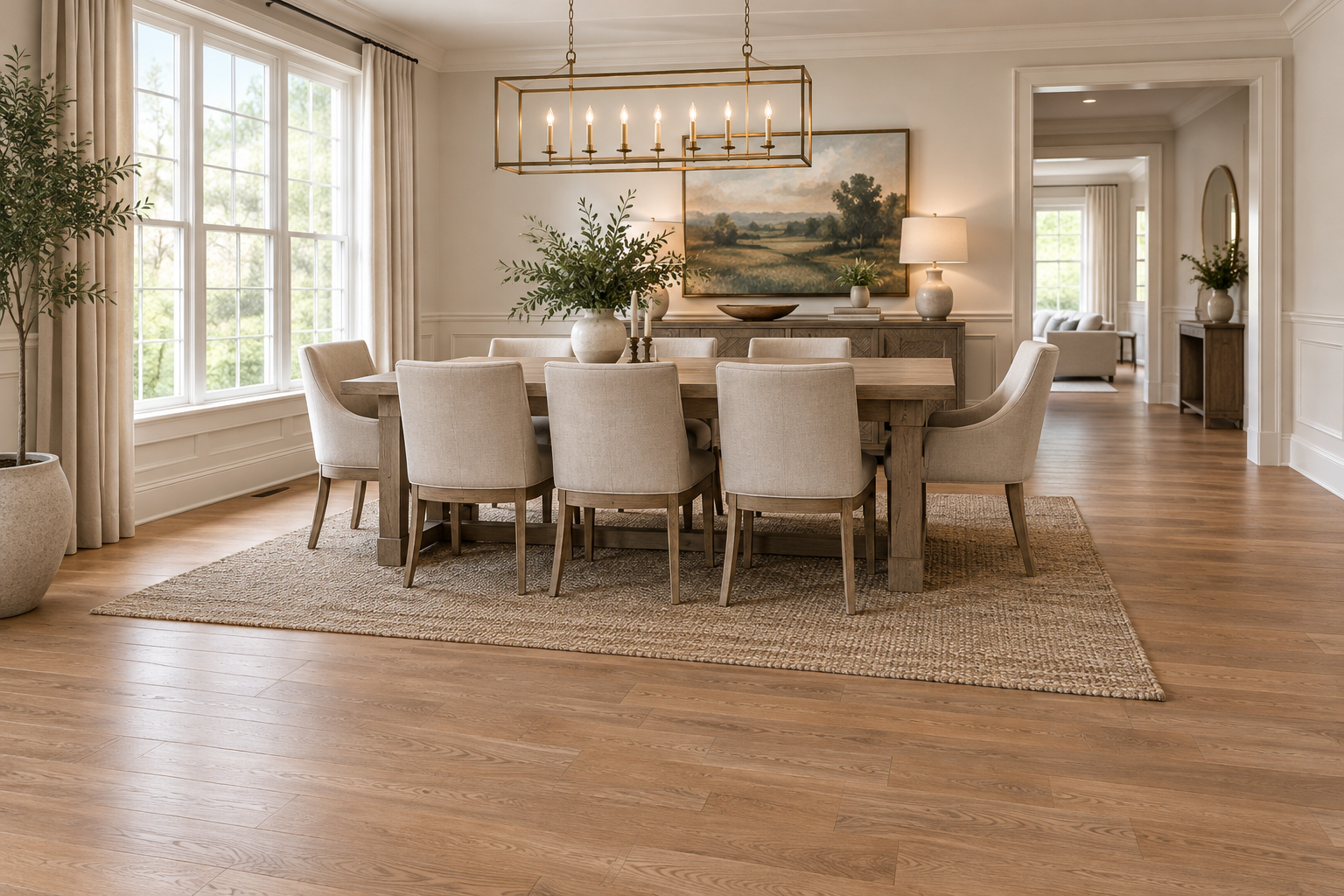 Anthony Oak White Oak Select & Better Unfinished Hardwood Flooring – 3/4 in x 4 in