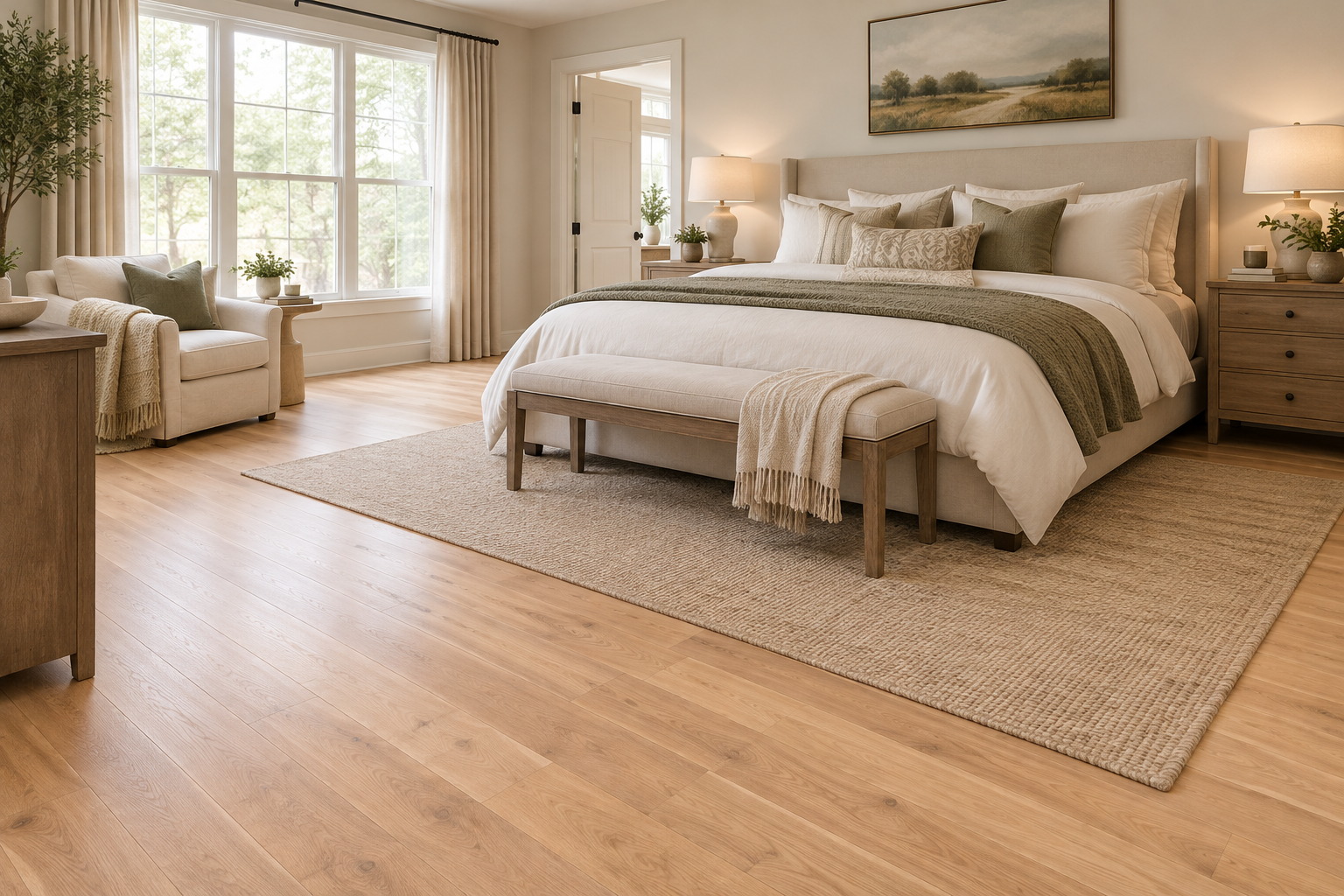 Anthony Oak White Oak #1 Common Unfinished Hardwood Flooring – 3/4 in x 4 in