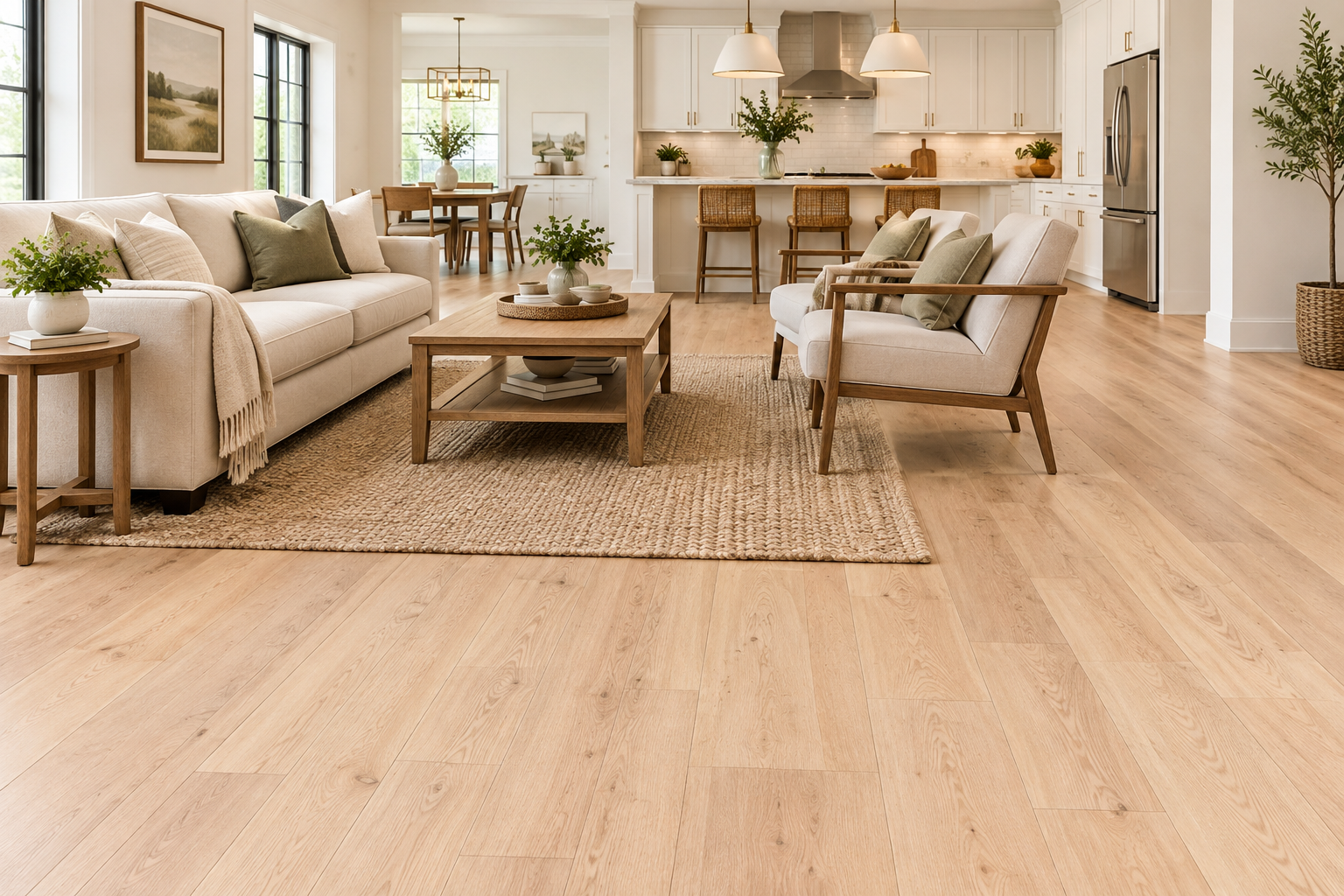 Anthony Oak Red Oak Select & Better Unfinished Hardwood Flooring – 3/4 in x 5 in