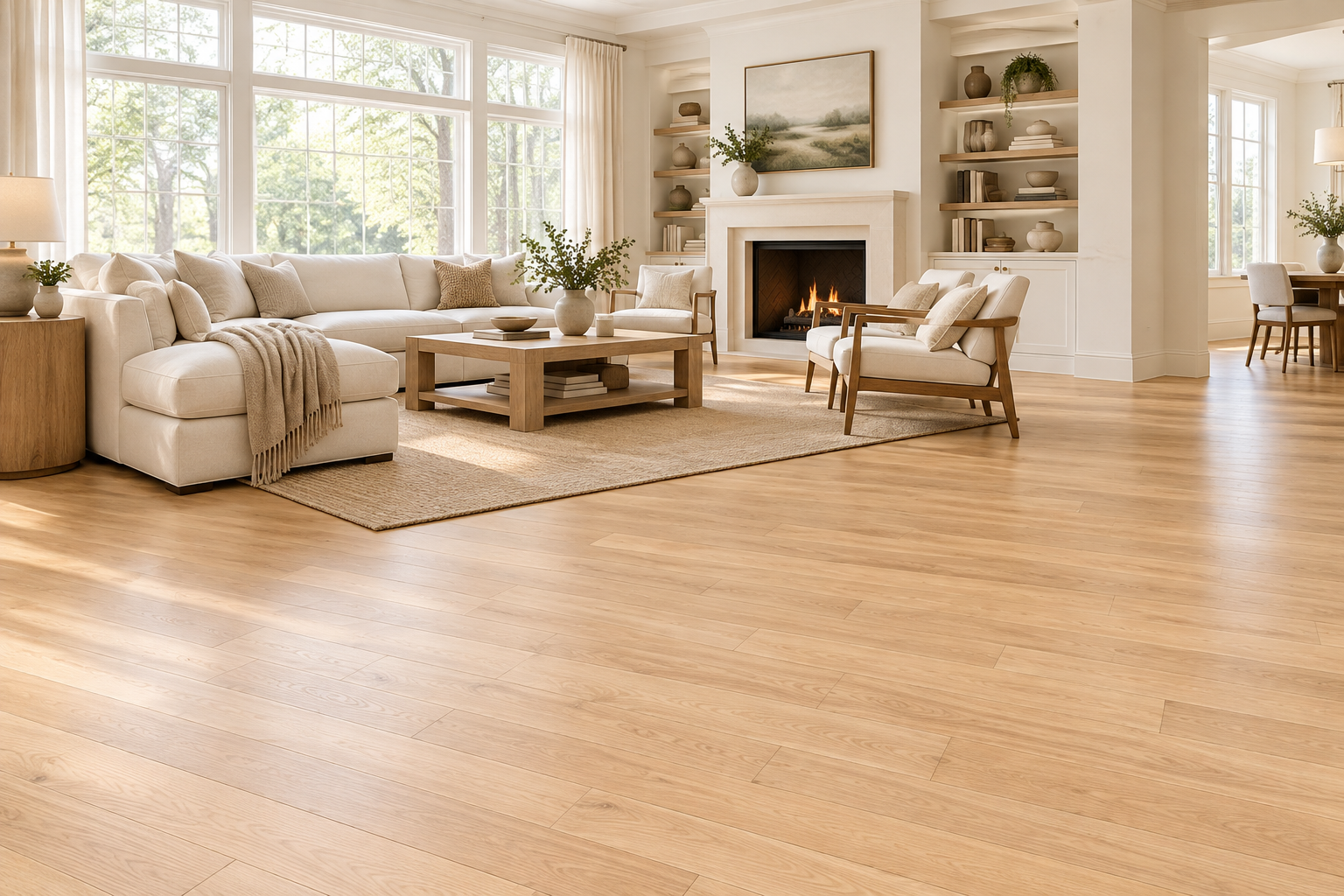 Anthony Oak White Oak Select & Better Unfinished Hardwood Flooring – 3/4 in x 5 in