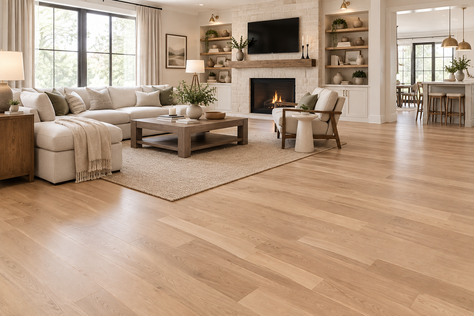Anthony Oak White Oak #1 Common Unfinished Hardwood Flooring – 3/4 in x 5 in