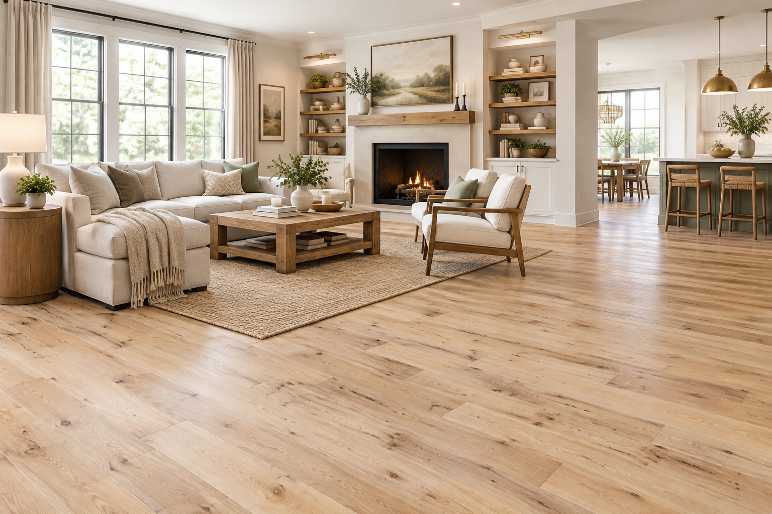 Anthony Oak White Oak #2 Common Unfinished Hardwood Flooring – 3/4 in x 5 in
