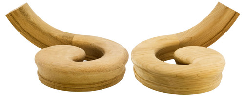 Richmond Left-Hand Volute Red Oak