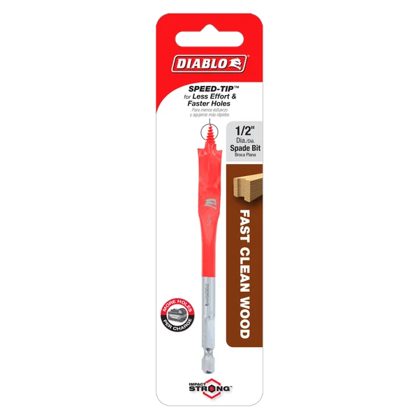 Diablo Spade Wood Bit 1/2 in x 4 in