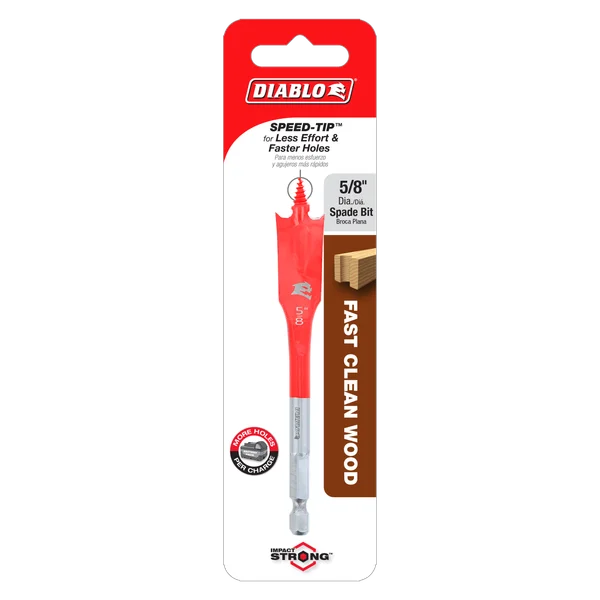 Diablo Spade Wood Bit 5/8 in x 4 in