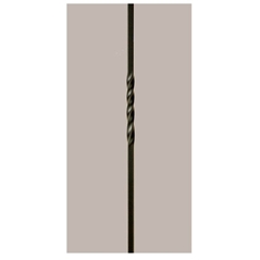 Flt blk Single Twist Iron Bal