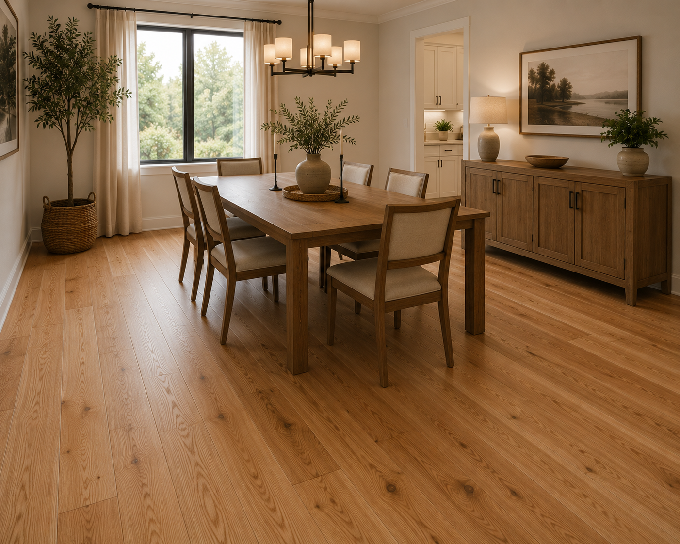 Mullican Nordic Naturals Solid Oak Hardwood Flooring 4 in Aurora