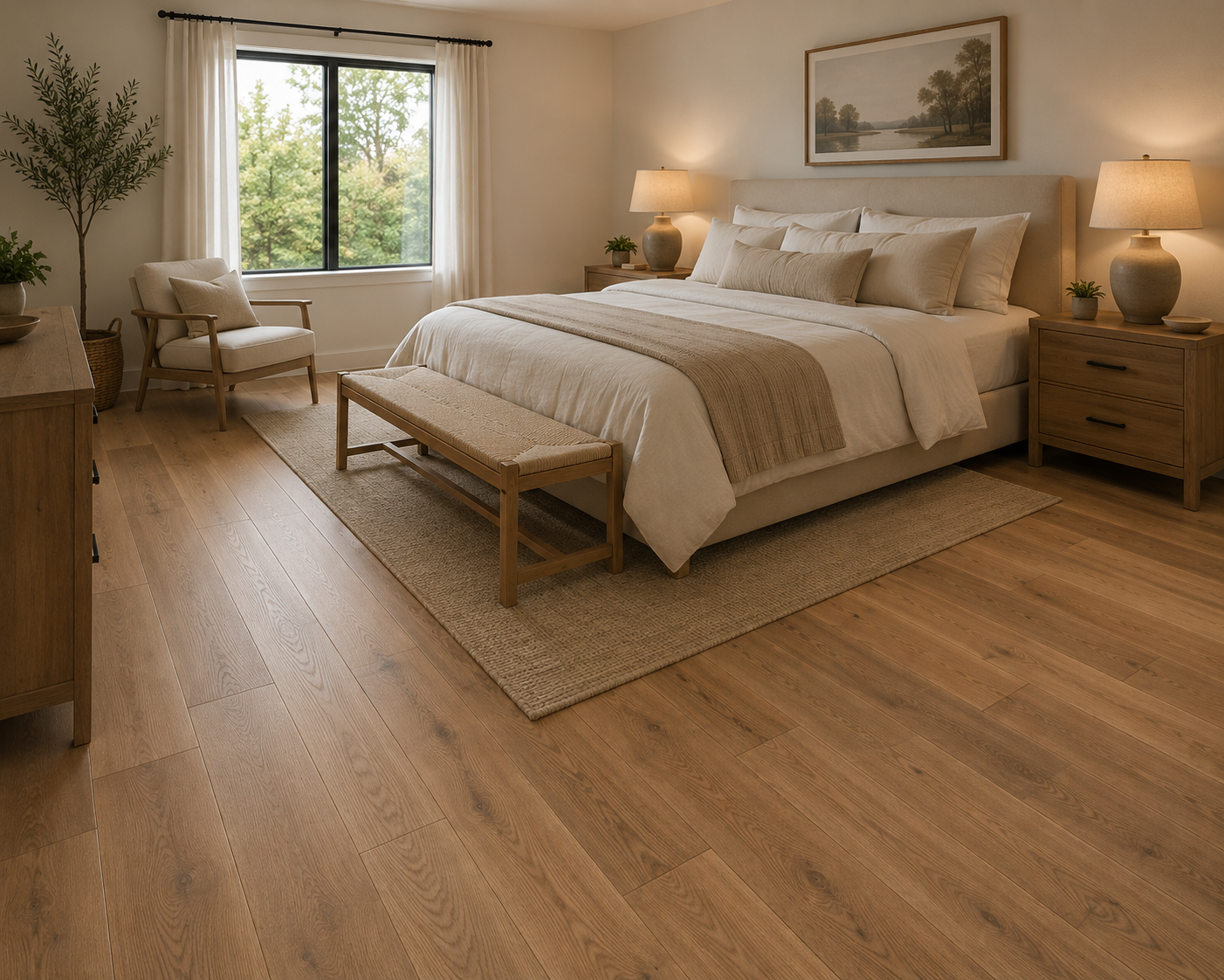 Mullican Nordic Naturals Solid Oak Hardwood Flooring  5 in Glacier Falls