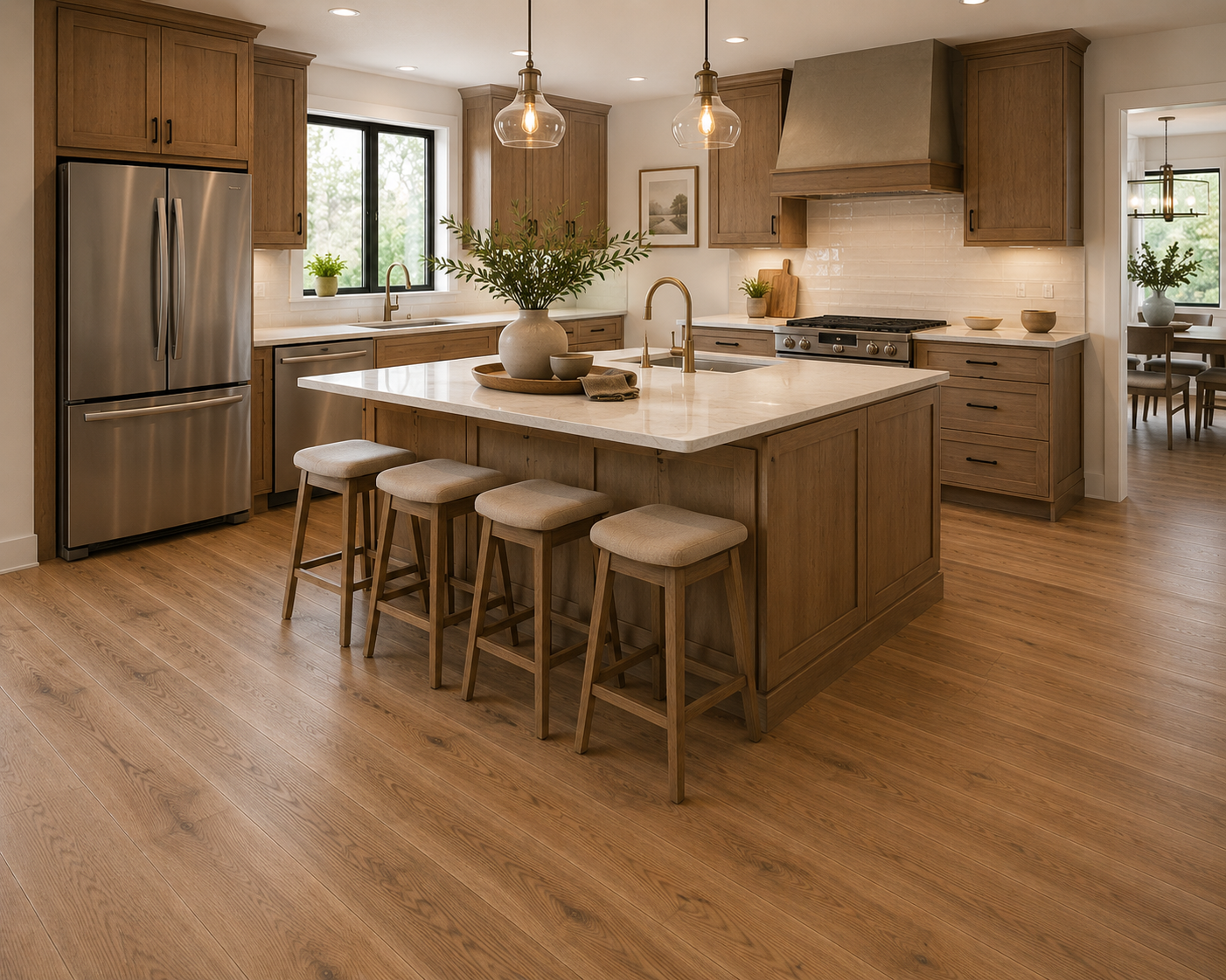 Mullican Nordic Naturals Solid Oak Hardwood Flooring 4 in Glacier Falls