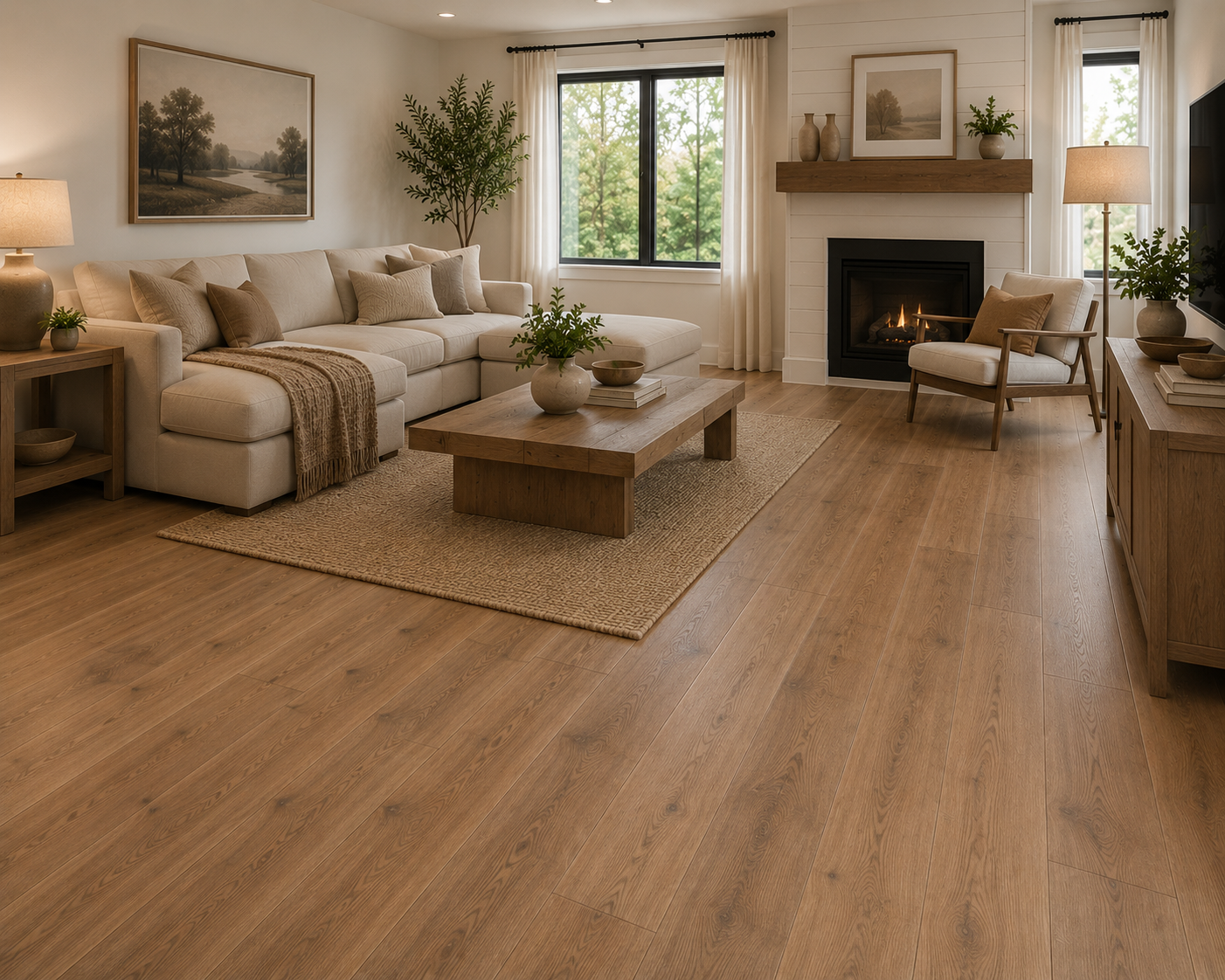 Mullican Nordic Naturals Solid Oak Hardwood Flooring 3 in Glacier Falls