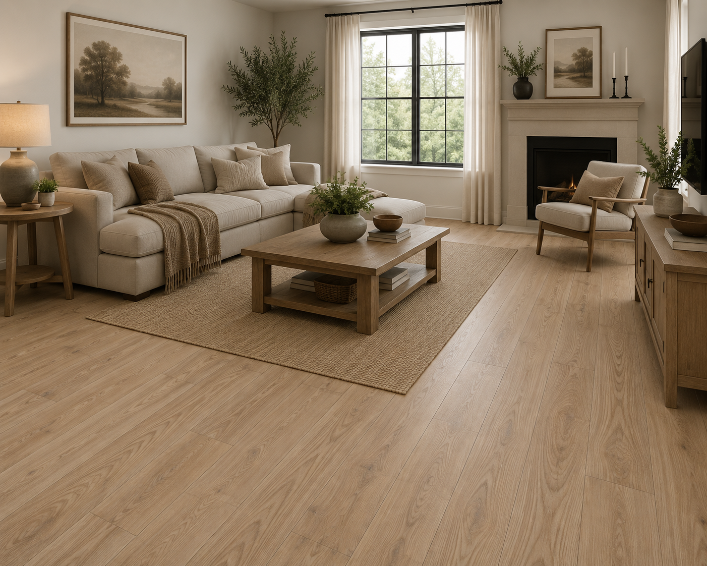 Mullican Nordic Naturals Solid Oak Hardwood Flooring 5 in Glistening Ice