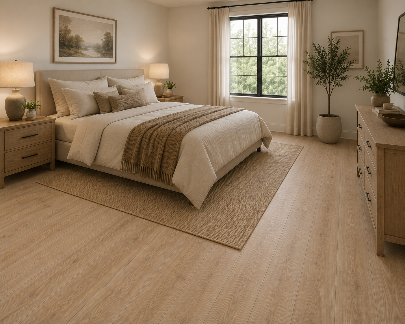 Mullican Nordic Naturals Solid Oak Hardwood Flooring 4 in Glistening Ice