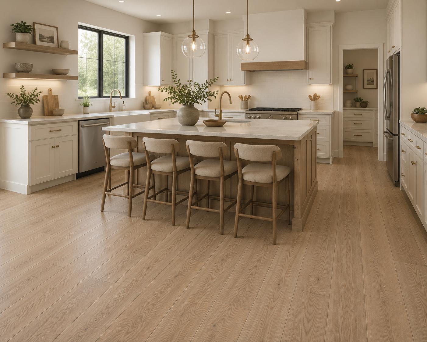 Mullican Nordic Naturals Solid Oak Hardwood Flooring 3 in Glistening Ice