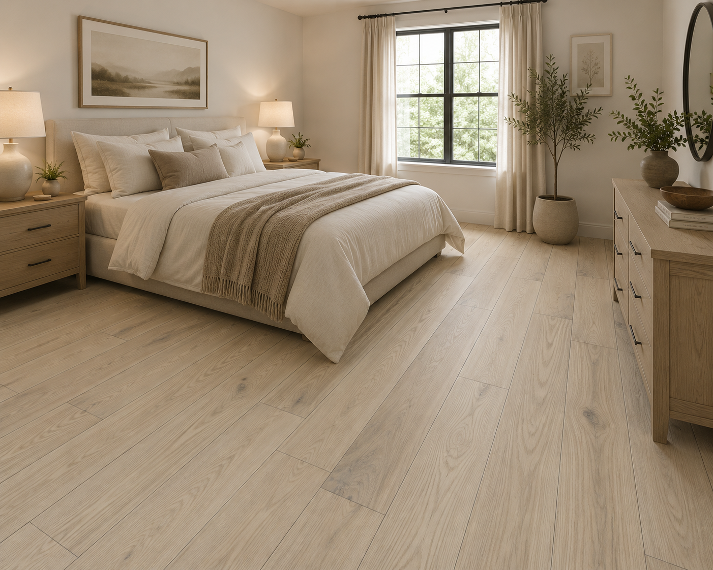Mullican Nordic Naturals Solid Oak Hardwood Flooring 5 in Northern Lights