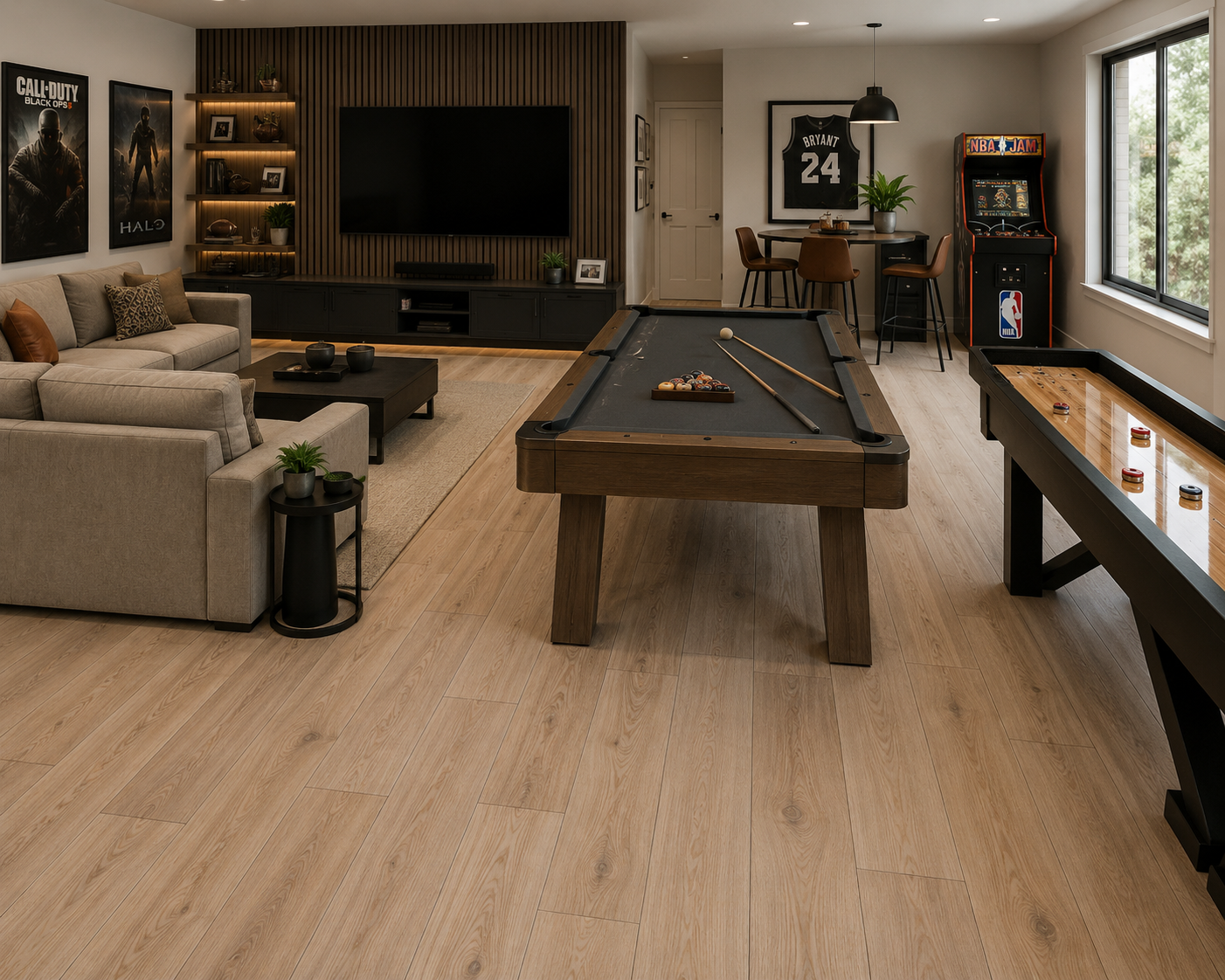 Mullican Nordic Naturals Solid Oak Hardwood Flooring 5 in Norwegian