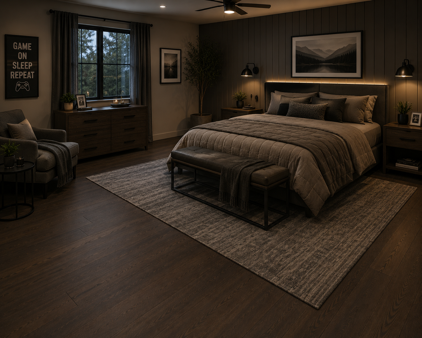 Mullican Nordic Naturals Solid Oak Hardwood Flooring 4 in Stockholm