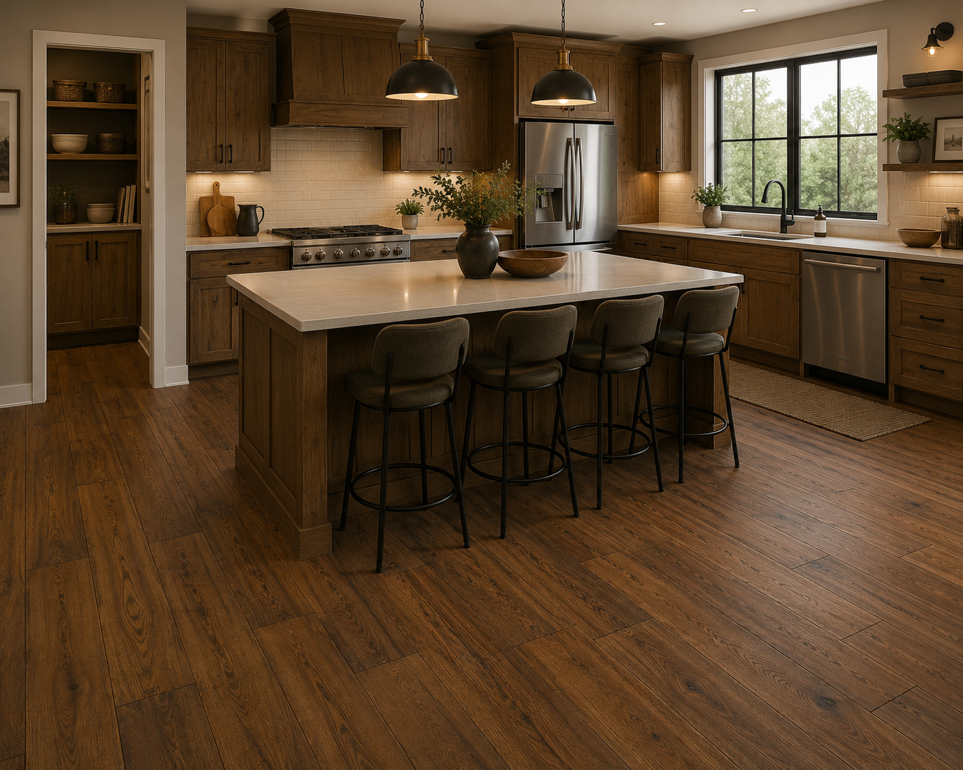 Mullican Nordic Naturals Solid Oak Hardwood Flooring 5 in Summit