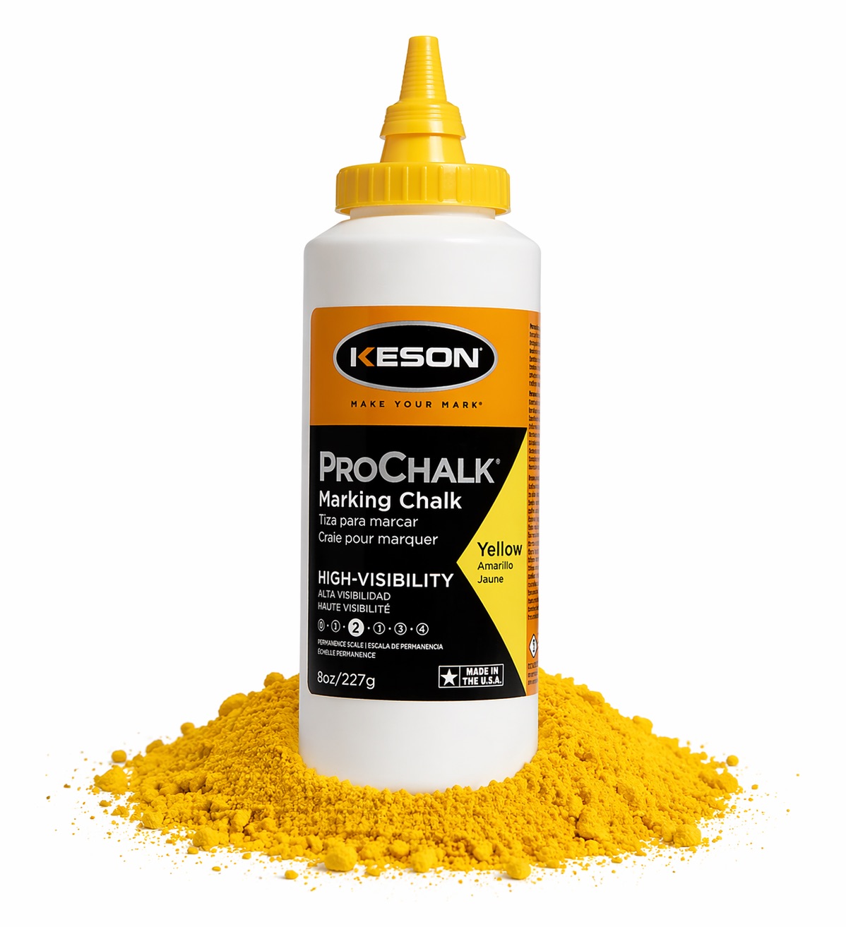 Keson Marking Chalk Yellow 8 oz