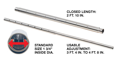 Crain Extension Tube 3 in