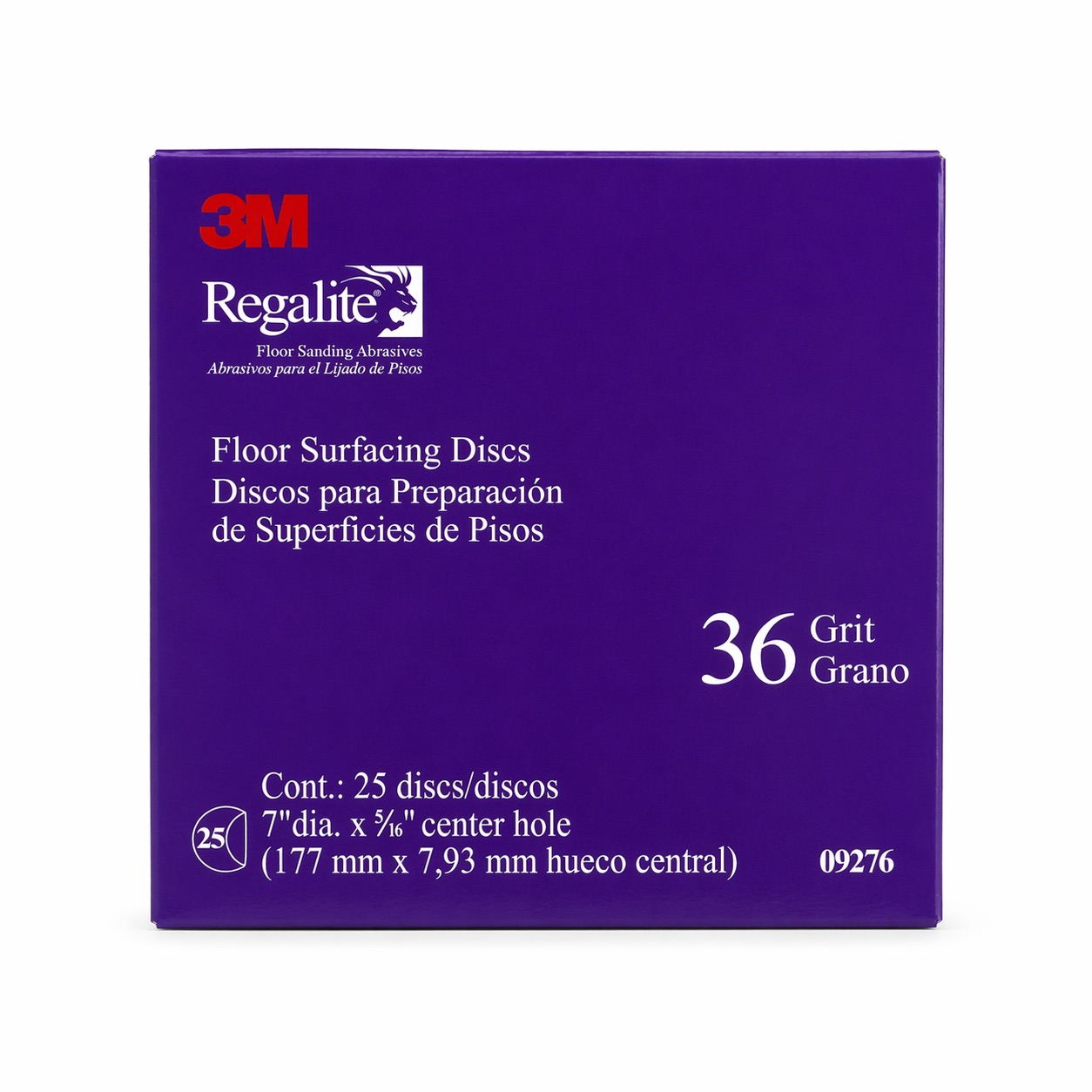 3M Regalite Edger Disc 7 in x 5/16 in 36 Grit