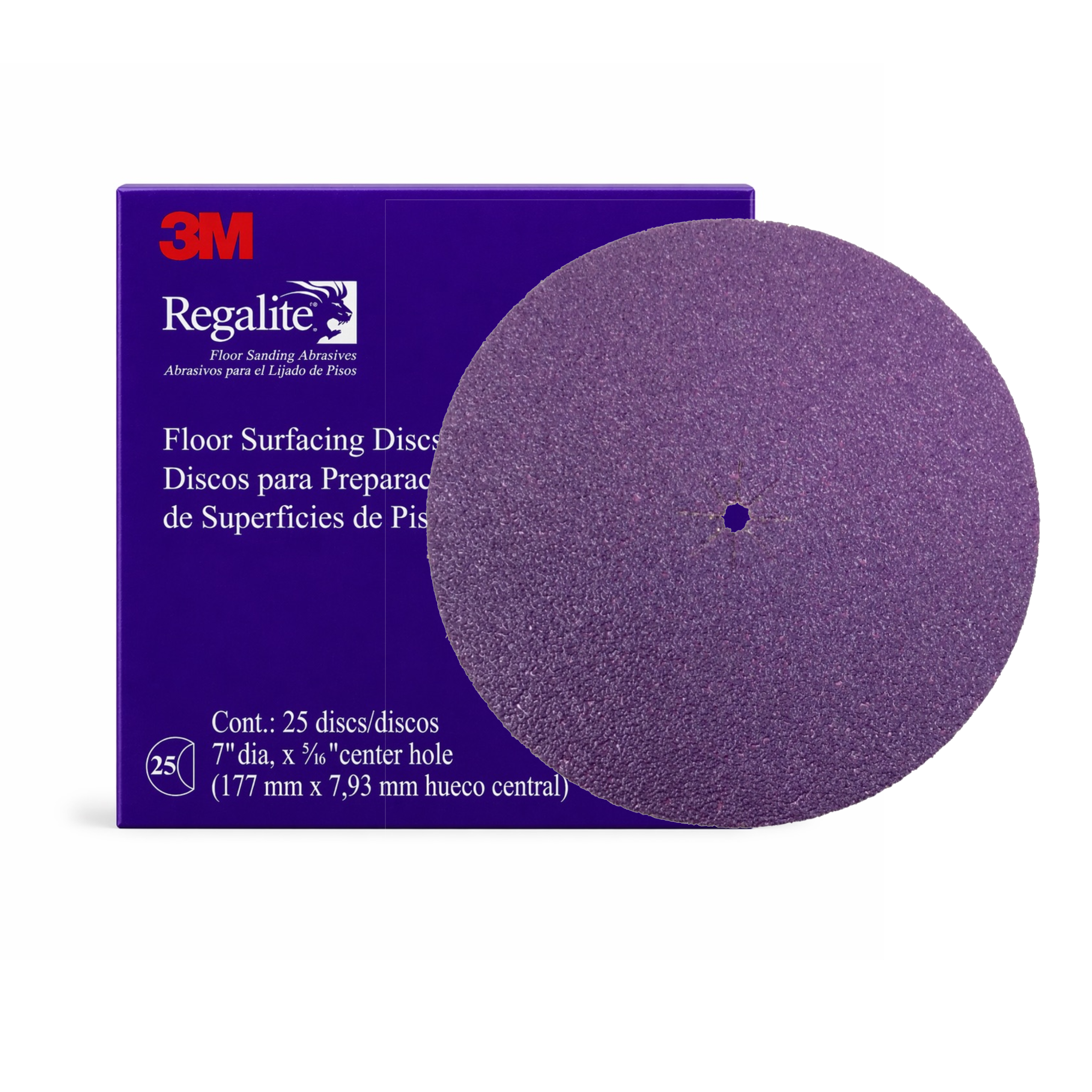 3M Regalite Edger Disc 7 in x 5/16 in 36 Grit