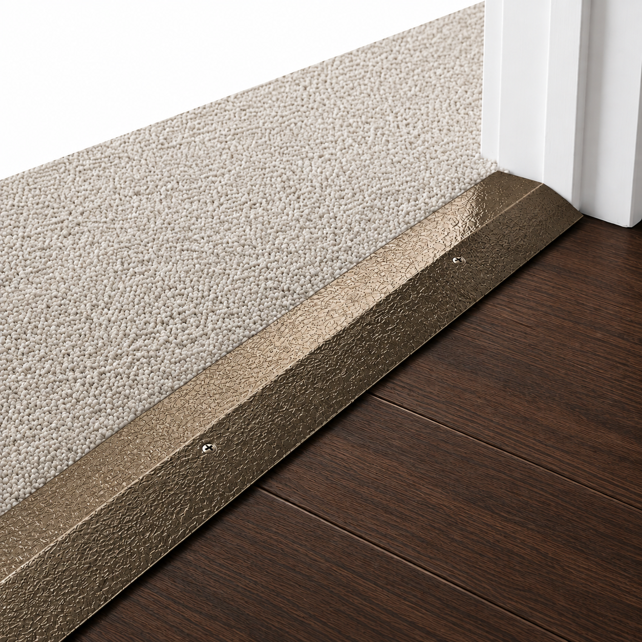 Carpet Metal Transition Strip – Bronze – 12 ft