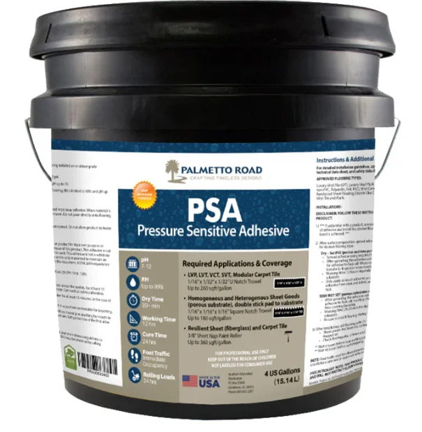 Palmetto Road Pressure Sensitive Adhesive 4Gallon