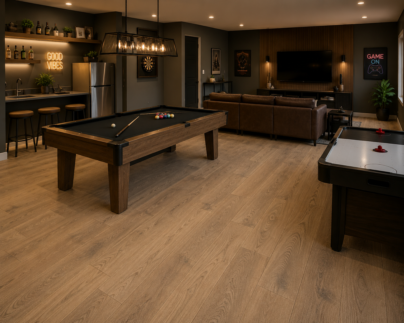 Azalea Lane Camden Engineered Hardwood Flooring Random Light Flaxen 6-1/2 in