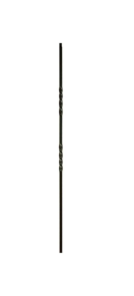 Double Twist Iron Baluster Flat