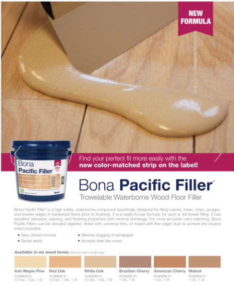 3.5 GL Ash/Maple/Pine / Bona Pacific Filler